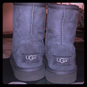 Grey ugg toddler size 9 worn once